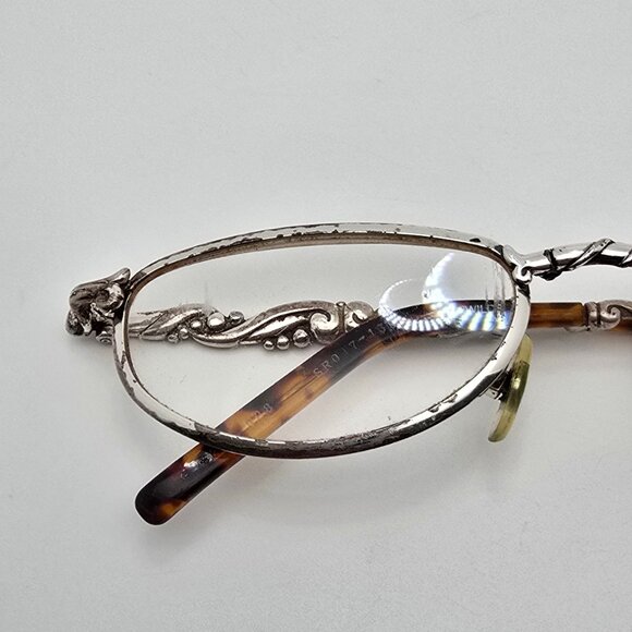 Brighton Wilde Silver Tortoise Frame +2.0 Lens Folding Reading Glasses 47-21-127 - Picture 13 of 13